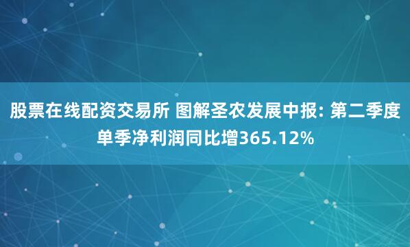 股票在线配资交易所 图解圣农发展中报: 第二季度单季净利润同比增365.12%